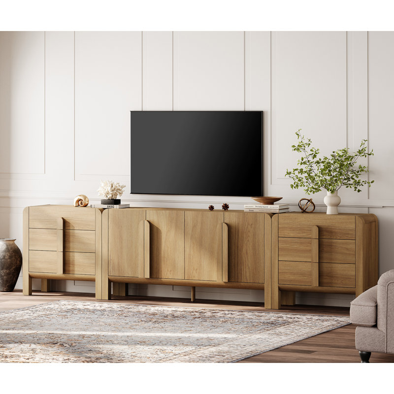 Meuble télé Mid Century, Noyer
