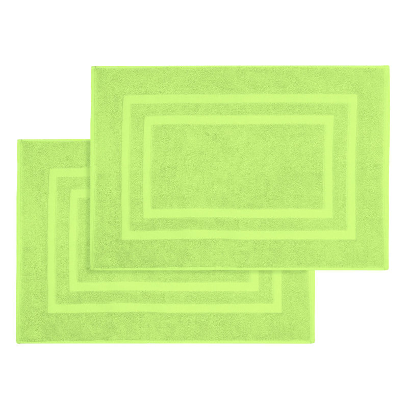 Joktan Terrycloth Bath Mat, Apple Green
