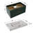 Solid wood 36'' Modern Wall Mounted Single Bathroom Vanity with Engineered Stone Top and Light-23933034