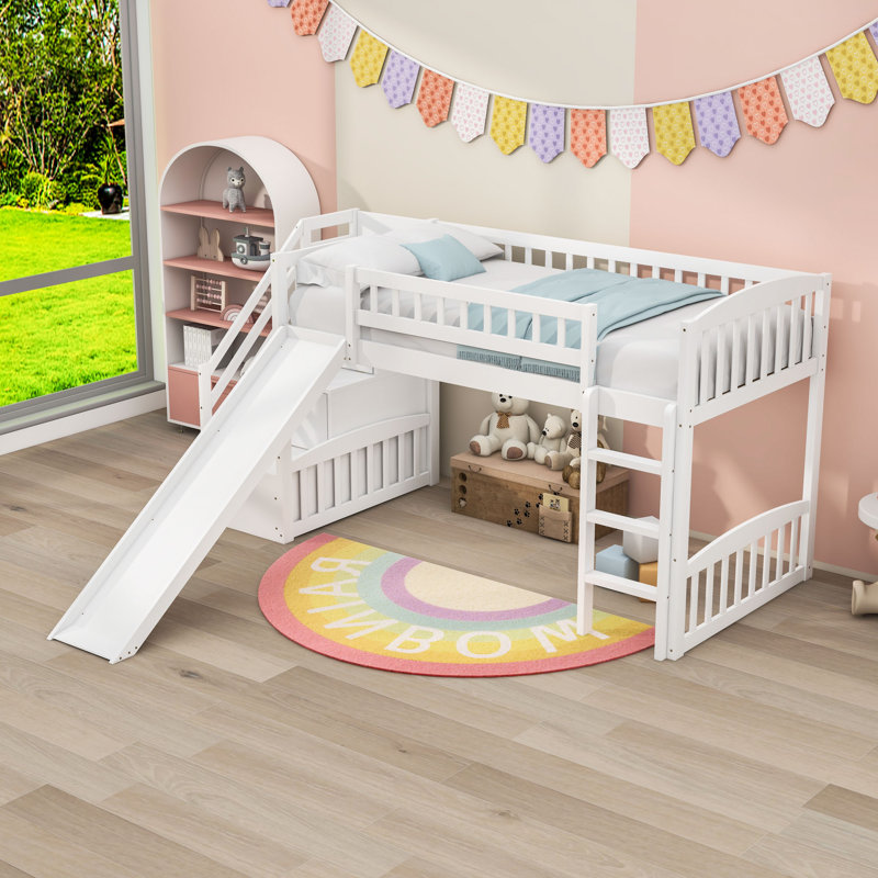 Lit mezzanine simple Farrokh par Harriet Bee, Blanc