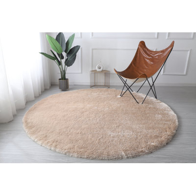 Tapis à poils longs champagne Egbert Collection