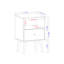 Commode Mid-Century moderne pour le rangement de chevet dans la chambre à coucher-977710769