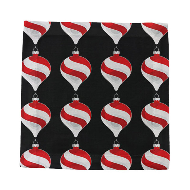 Square Napkins, Black