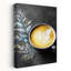 «Latte Feather Elegant Abstract Contemporary Plant Landscape», art mural-129143069