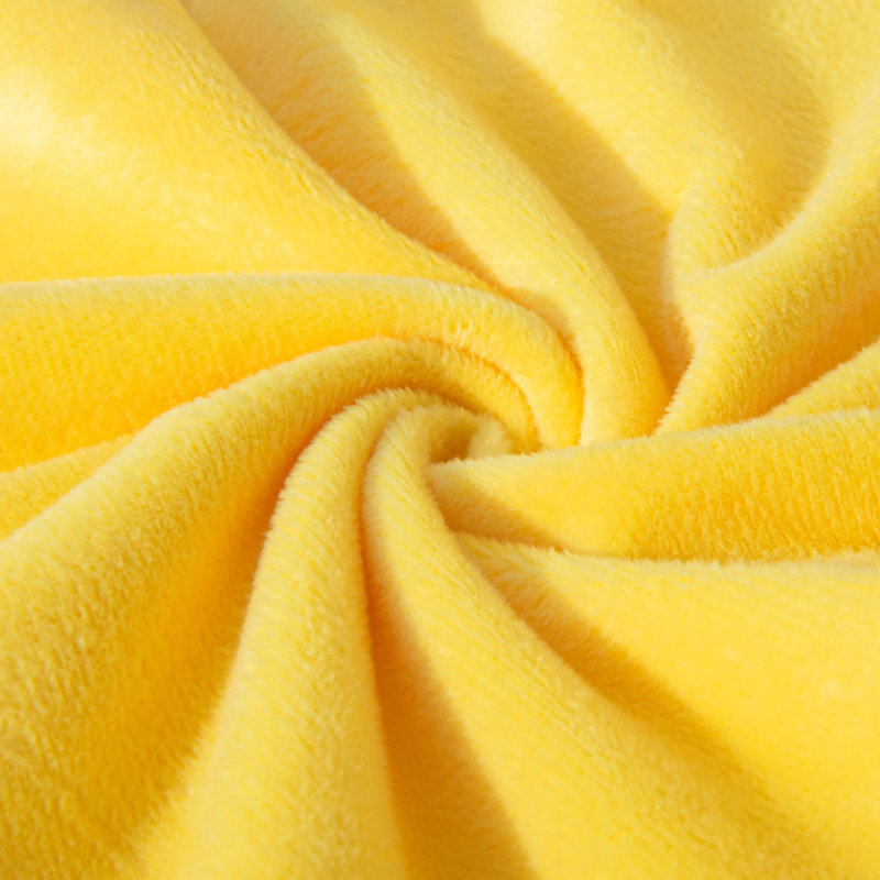 Velvet Zipper Body Pillowcase, Yellow
