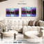 «Purple Reflection I» sur toile-99242039