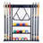 ISZY Billiards Wood Pool Cue Rack