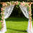 2PCS 7.5FT Flower Garland, Artificial Rose Garland, Hanging Basket Wedding Arch Garden Background Decoration-821763428