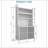 73'' Tall Kitchen Pantry Cabinet , 6 Level Flip Door with Pegboard Metal Pantry Storage Cabinet, Anti-Tip Design Hutch for Kitchen, Dining Room, Living Room-867641986