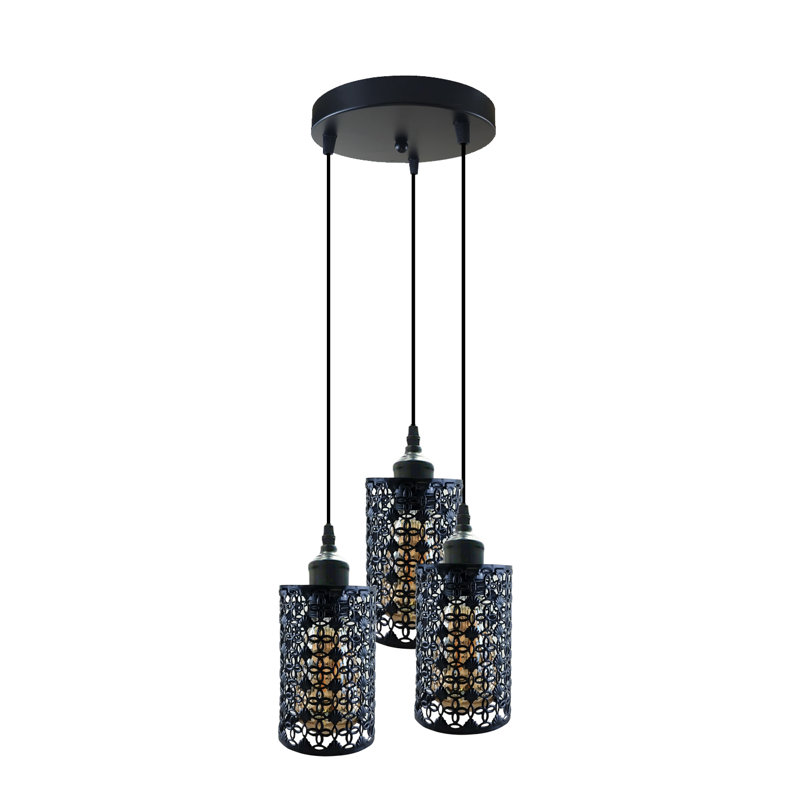 Chorio 3 - Light Cluster Pendant, Yes, Black