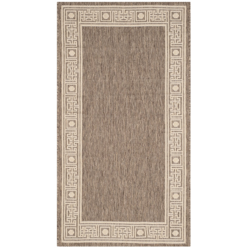 Herefordshire Performance Solid Color Indoor/Outdoor Area Rug, Rectangle 2'7" x 5'