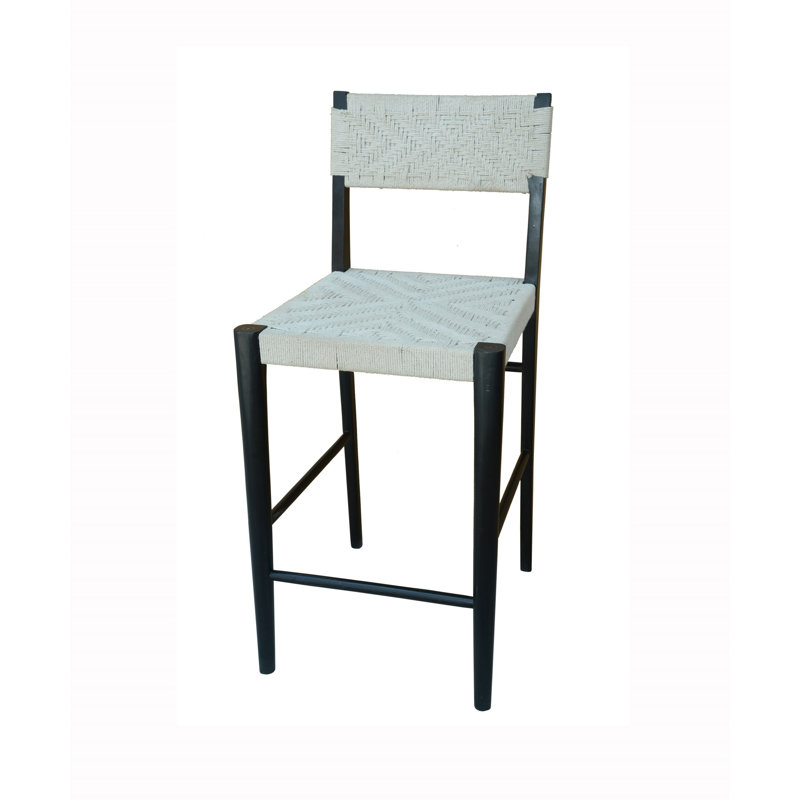 Baldrik Solid Wood Counter Stool