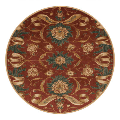 Machine Washable French Brown Area Rug