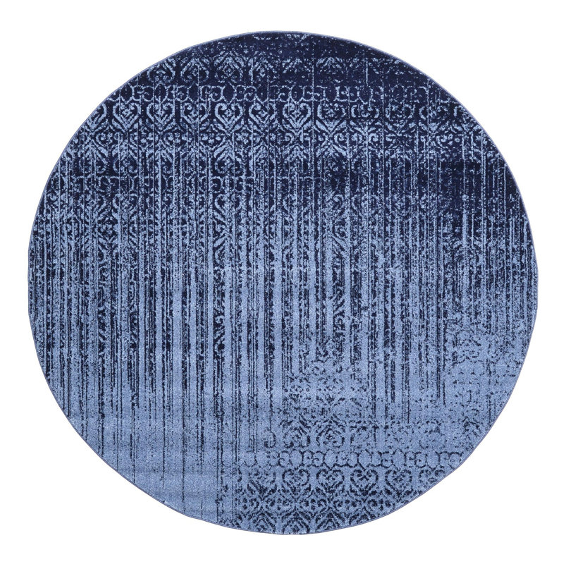 Emaria Geometric Indoor Rug, Round 7'10"