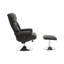 Leather Chair With Footstool