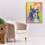 «King Charles» Epic Graffiti par Pat Saunders, art mural sur toile blanche, 26 po x 34 po-2051354584