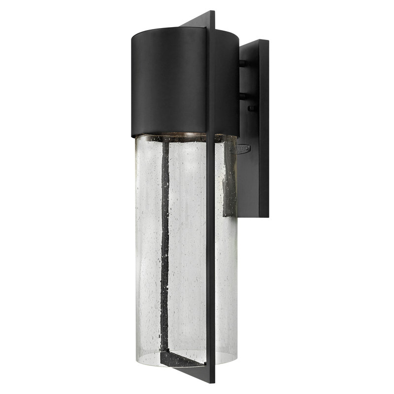Shelter 1-Light Outdoor Sconce, 20" H x 6.25" W, Hematite, MED