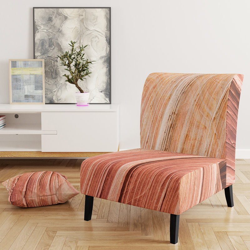 Wave Canyon - Modern Upholstered Slipper Chair