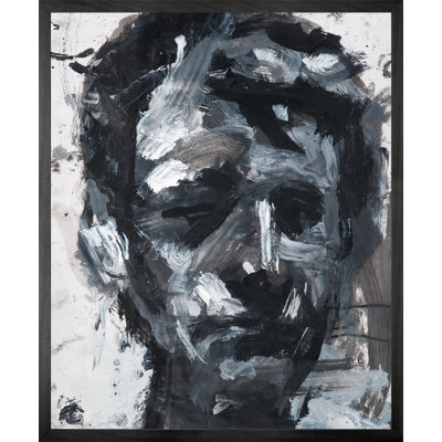 Self Portrait No. 10 by Harry Simmonds - Single Picture Frame Print on Canvas