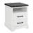 Farmhouse Nightstand with Charging Station and Large Drawers-118661006-128757808
