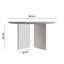 Table basse moderne blanche de 31,5 po x 16,5 po x 31,5 po | 100% panneau de fibres à densité moyenne, épaisseur: 0,7 pouce | Conception élégante de couleur unie, parfaite pour les espaces de salon et de détente, look élégant et contemporain-803327305