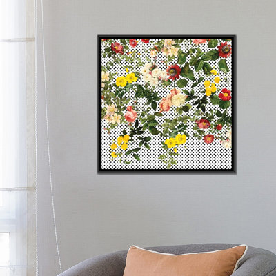 Représentation botanique sur toile tendue, "geo geo"