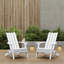  Chaise Adirondack pliante en composite Hampton avec porte-gobelets Hampton, bleu-833296279