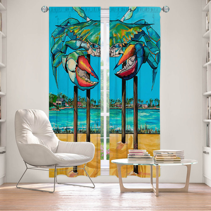 Room Darkening Curtain Pair, 20" W x 52" L