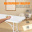 Table pliante de 8 pi, table en plastique portative pour le camping, pique-niques, fêtes, table pliable à charge élevée