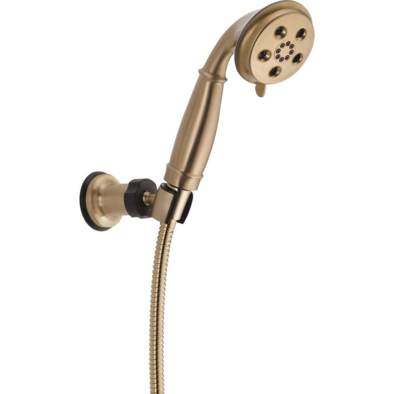 Pomme de douche à main à massage / à jet avec technologie H2Okinetic Universal, Bronze-Champagne lustré
