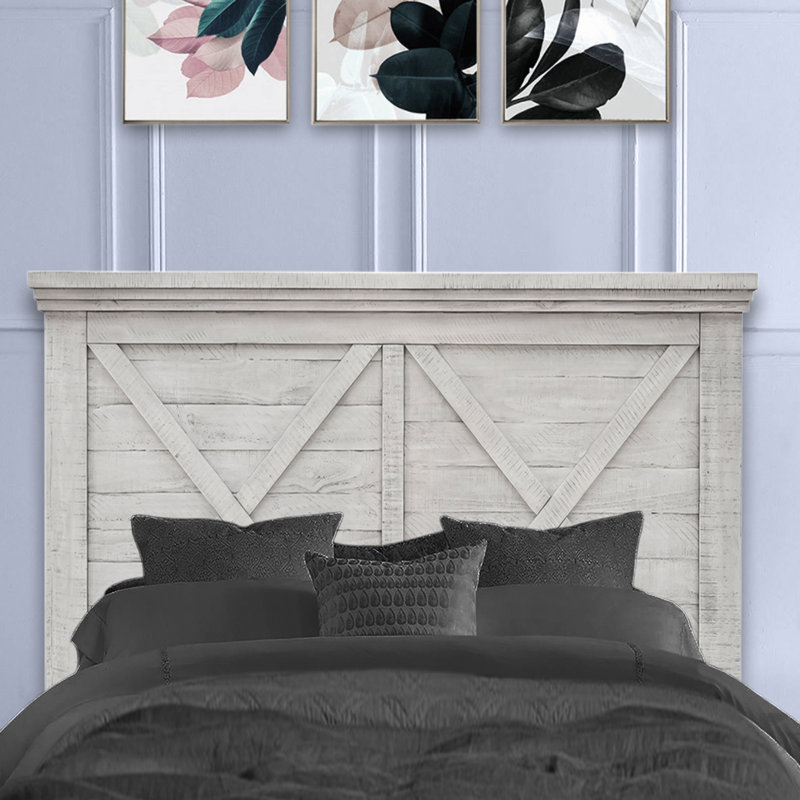 Drennan Solid Wood Panel Headboard, Queen
