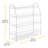 6 Pair Shoe Rack