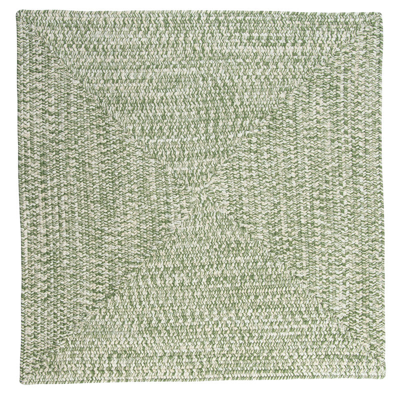 Tapis intérieur / extérieur Ashiah - vert, Carré 3 pi