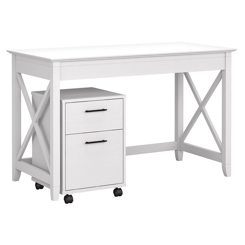 Bureau Ovia, Chêne blanc pur / chêne blanc pur