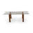 Levante Glass Extendable Table with Wooden Legs-628190400-550550119