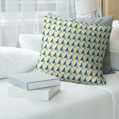 Shifted Arrows Pattern Throw Pillow