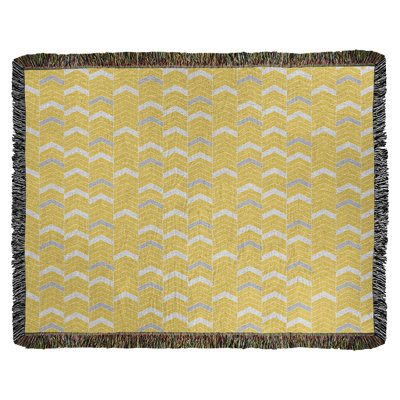 Couverture en coton tissé Rhonda