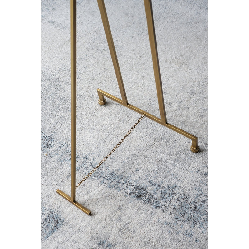 69.7" H x 20.1" W x 20.1" D Jayme A&B Home Metal H-Frame Easel, 69.7" H x 20.1" W x 20.1" D