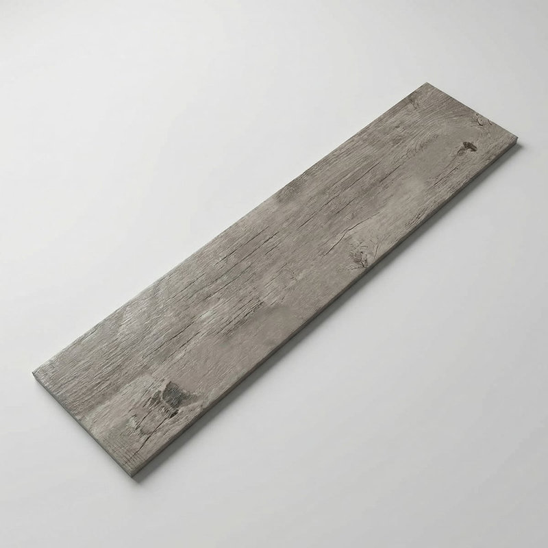 Great Lakes Silver Exterior R11 8x48 Porcelain Tile, Light Gray