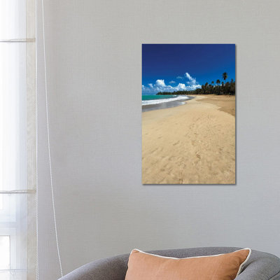 Luquillo Beach, Puerto Rico par George Oze - Toile tendue, estampe numérique sur toile tendue