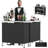 Rectangular Aluminum Patio Folding Bar Table-1422528388-1422528390