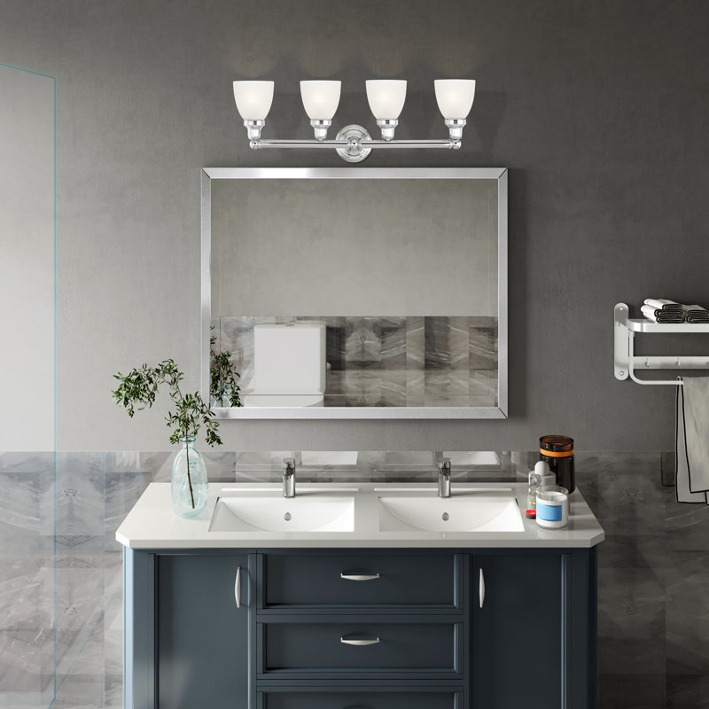 Amida 4 - Light Dimmable Vanity Light, Polished Chrome