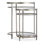 HomeAccent Glass Nesting End Table