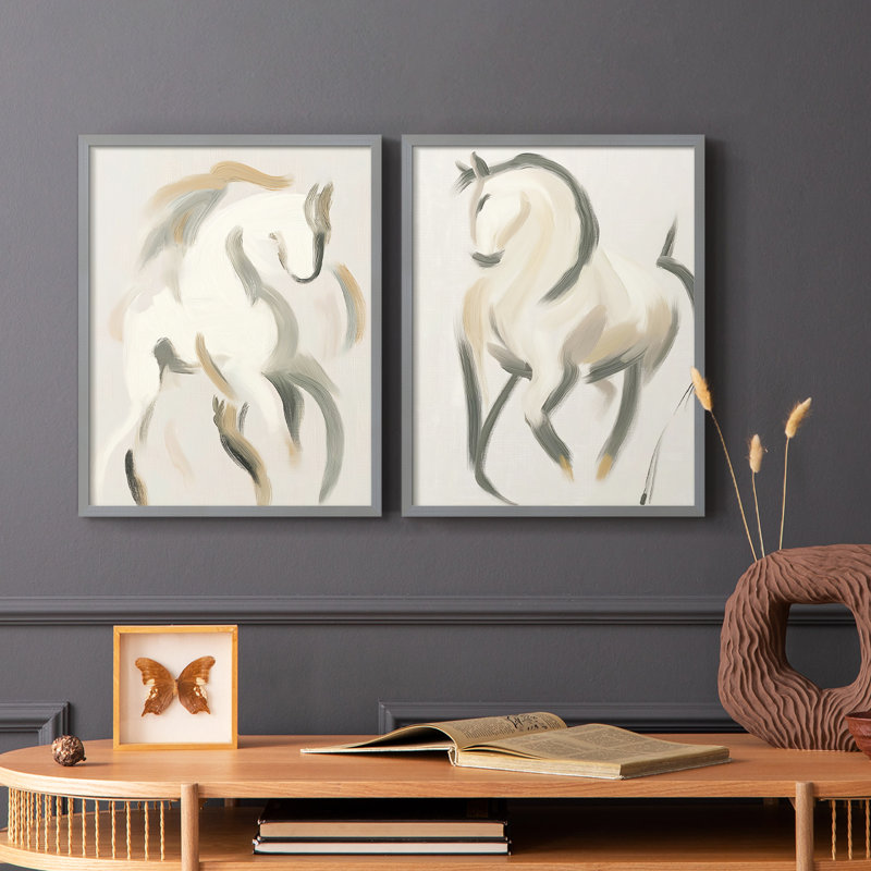 ANIMALS Series CCGLXV III - Reproduction encadrée de qualité supérieure - prête à être accrochée - aucun clou requis - aucun clou requis
