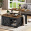 Veronike Square Farmhouse Lift Top Coffee Table-1181749334