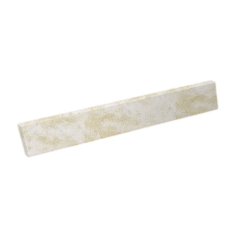 Ellipse/Contour Solid Surface Vanity Side Splash, Cloud White