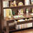 Kids Study Desk Chair Set Learning Writing Desk Computer Table with Hutch-52774098