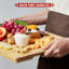Select Wooden Cutting Board Set with Holder –Service Board  3-Piece Wooden Chopping Boards for Kitchen, Deep Juice Grooves,, Ideal for Meat, Vegetables, Fruit & Cold cuts platter Cheese board