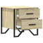 Aimilios 40cm W Metal Bedside Table-2123141115