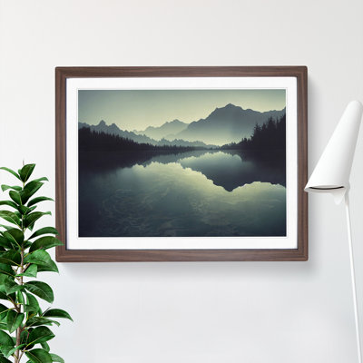 Mountain Lake Reflection Vol.7 - Framed Print